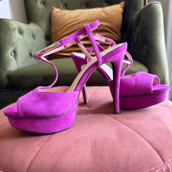 Jessica Simpson Pink Platform Heels - Picture 4 of 6